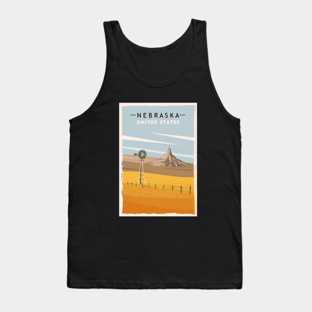 nebraska Tank Top by husnimubarok